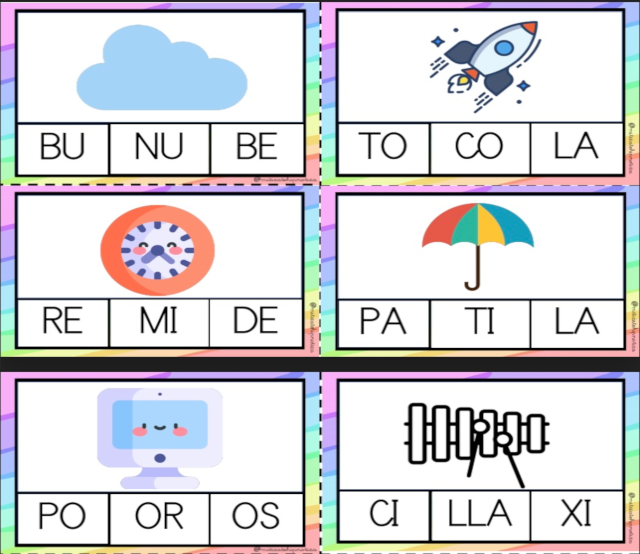 La sílaba correcta