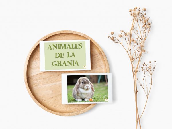 Tarjetas de imagenes - Animales de la granja