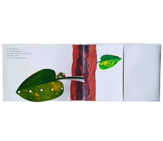 La pequeña oruga glotona