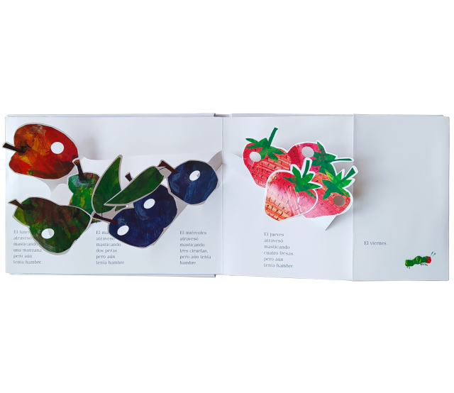 La pequeña oruga glotona