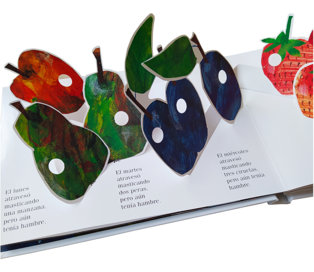 La pequeña oruga glotona