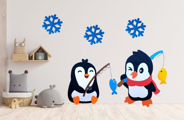 Molde pingüinos