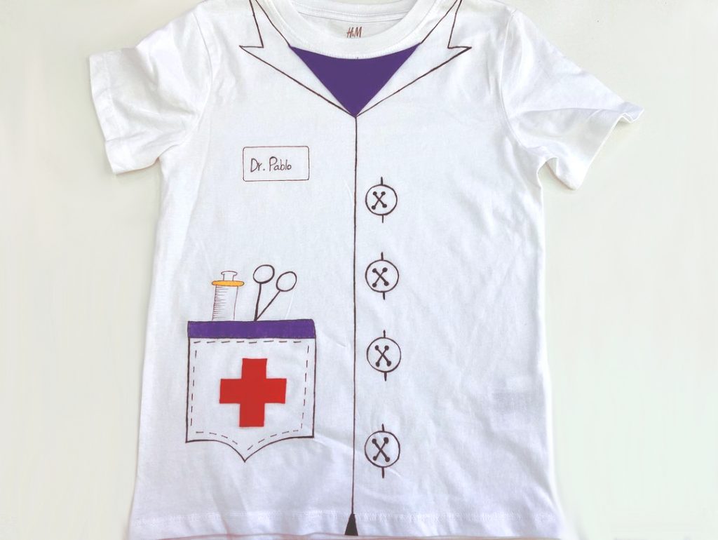 Disfraz infantil medico