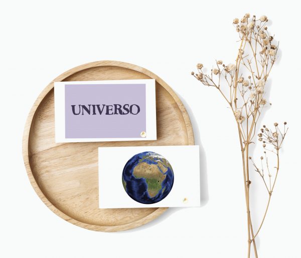 Tarjetas vocabulario del universo