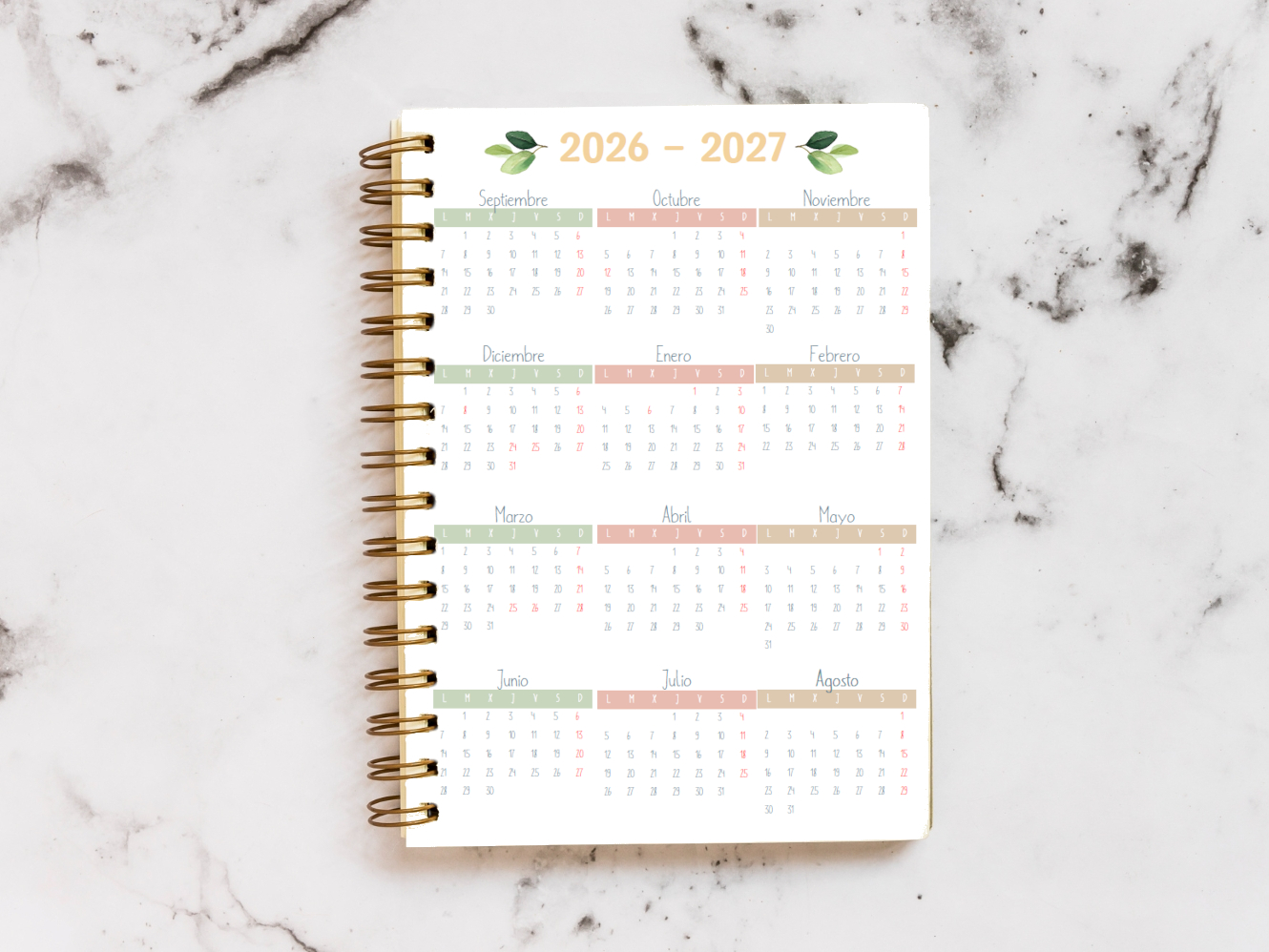 Cuaderno para seños de infantil 0-3 años