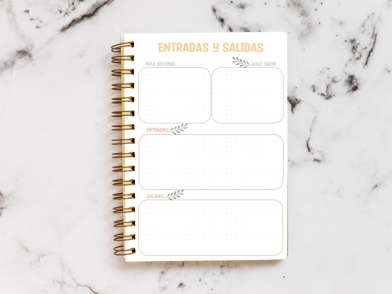 Cuaderno para seños de infantil 0-3 años