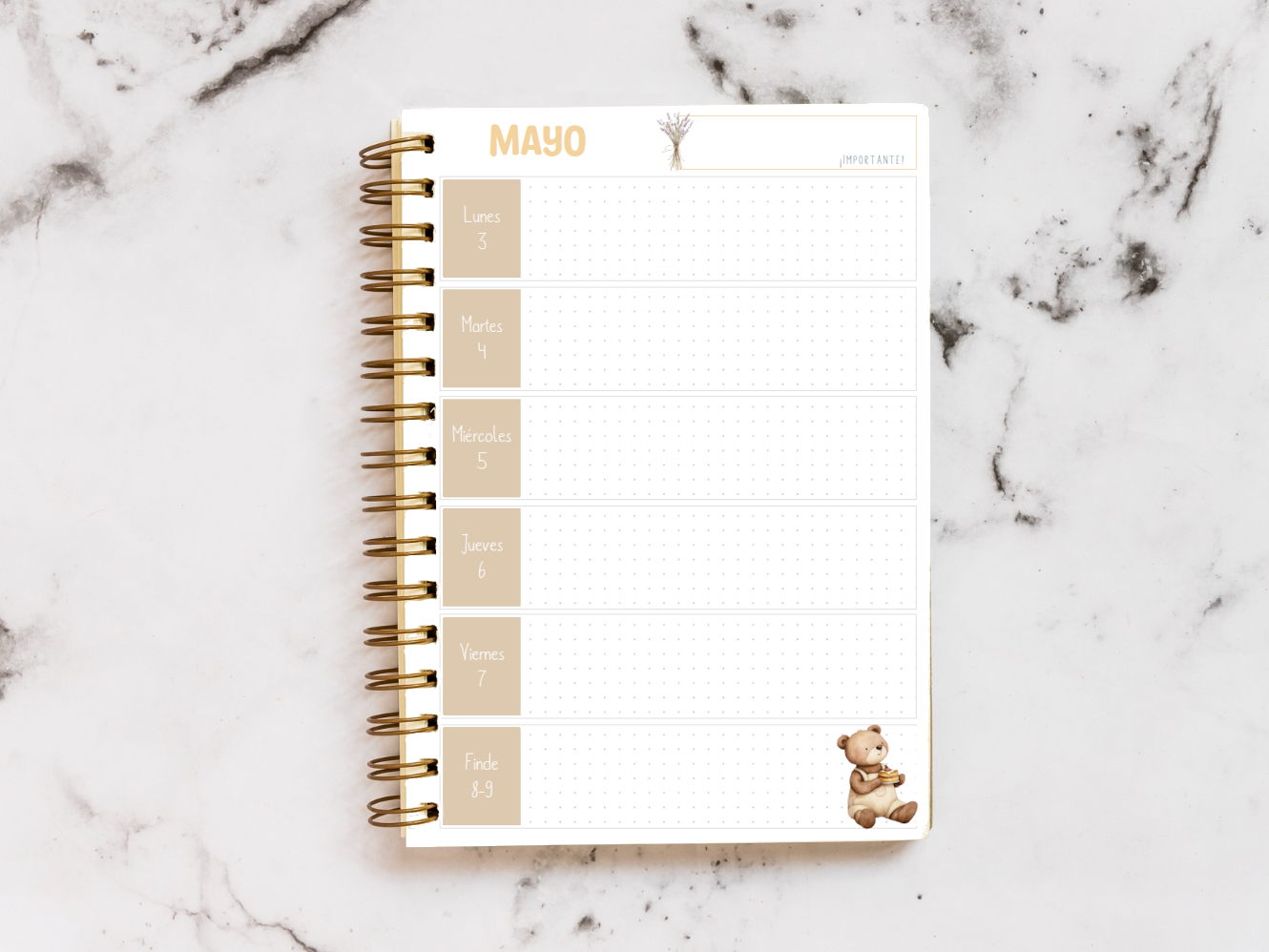 Cuaderno para seños de infantil 0-3 años