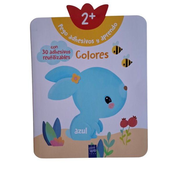 Pego adhesivos y aprendo colores
